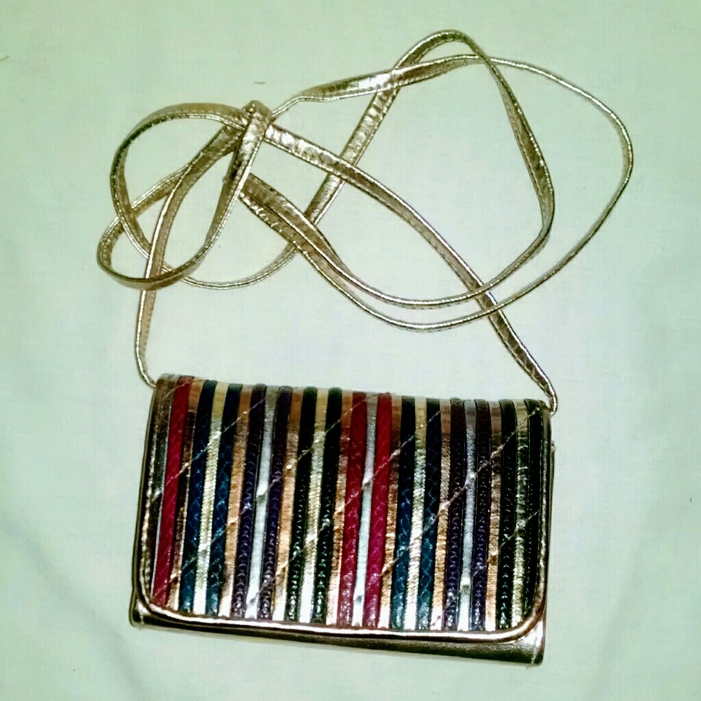 vintage gold evening purse